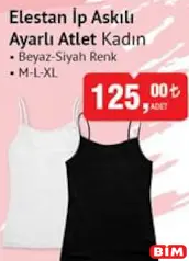 DAGİ ELESTAN İP ASKILI AYARLI ATLET KADIN